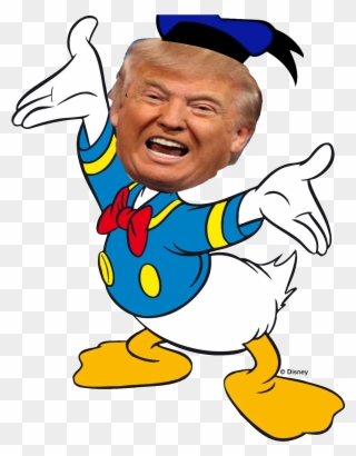 Donald Duck Clipart Danold - Dibujo Del Pato Donald - Png Download