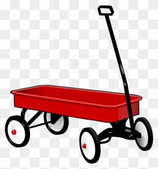 Free To Use Public Domain Toy Clip Art - Red Wagon Clipart - Png Download