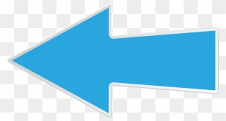 Blue Left Arrow Transparent Clip Art Image - Back Button Icon Blue - Png Download