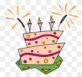 Birthday Images Messages - Birthday Cake Clip Art - Png Download