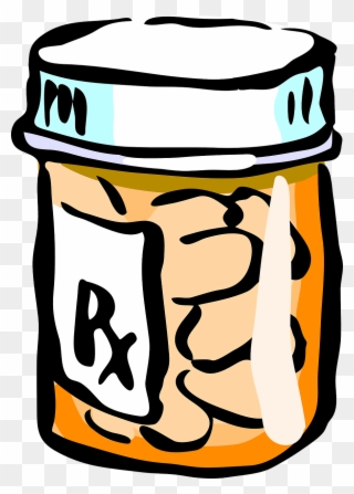 Jar Of Pees - Pill Bottles Clip Art - Png Download
