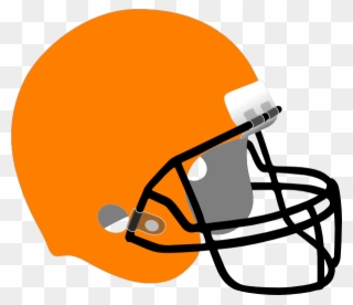 Cool Football Laces Clipart The Cliparts Png Football - Orange And Black Football Helmet Transparent Png