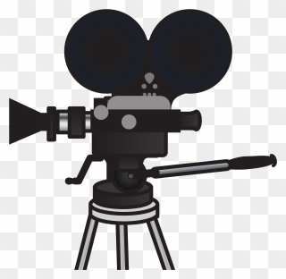 Photographic Film Movie Camera Cinematography - Movie Camera Cartoon Png Clipart