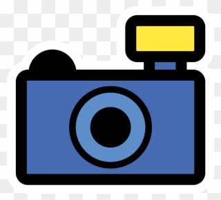 Blue Camera Clipart - Camera Icon Png Color Transparent Png