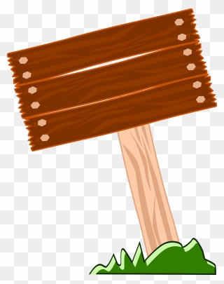 Wood Clipart Signpost - Board Clip Art - Png Download