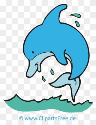 Clipart Cartoons Kostenlos - Delfin Clipart - Png Download