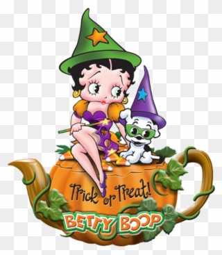 Betty Boop Halloween - Good Morning Trick Or Treat Clipart