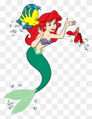 Clip Royalty Free Little Mermaid Group Clipart - Little Mermaids Tale Clip Art - Png Download