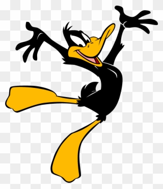 Donald Duck Clipart Looney Tunes - Happy Daffy Duck - Png Download