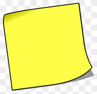 Post-it Clipart Small - Cartoon Post It Note - Png Download