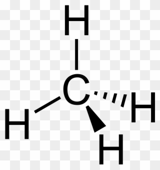 Methane Structure Clipart