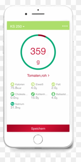 Fabulous Die Kchenwaage Ks Gibt Es Mit App Fr Ios Und - Smartphone Clipart