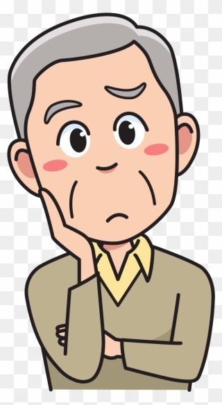 Collection Of Cartoon Man Thinking High - Thinking Png Clipart