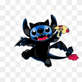 Love This Stitch Wearin A Toothless Costume <3 - Stitch Mashups Clipart