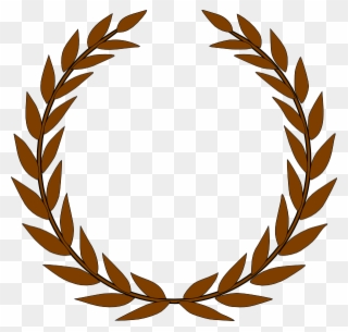 Laurel Crown Brown Larger Svg Clip Arts 600 X 573 Px - Png Download