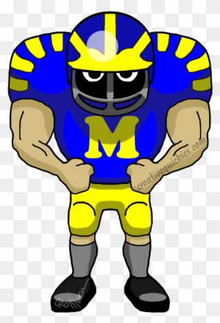 Ann Arbor Michigan Wolverines - Dallas Cowboy Football Player Clipart - Png Download
