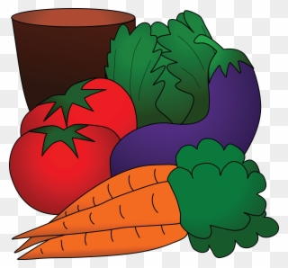 Free Clipart Of A Still Life Of Produce - Clipart Of Produce - Png Download