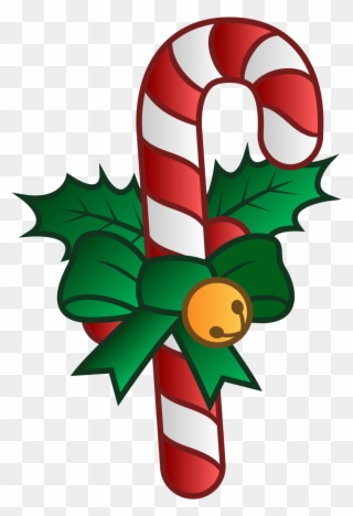 One More Quick Post To Wish Everyone A Merry Christmas - Candy Cane Christmas Clipart - Png Download