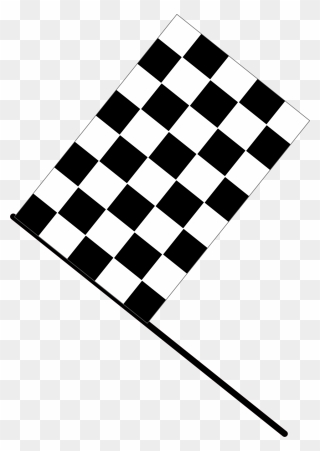 Checkered Flag - Checkered Flag Vector Png Clipart