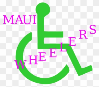 Maui Wheelers Clip Art - Small Handicap Symbol - Png Download
