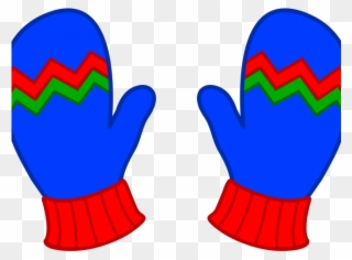 Mitten Cliparts - Winter Gloves Clipart Png Transparent Png