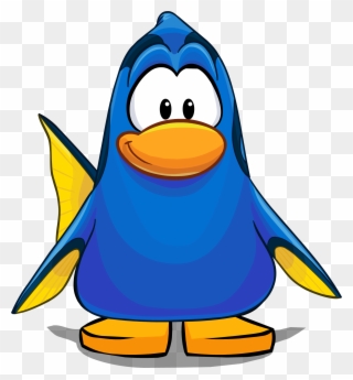 Dory Costume On A Player Card - Club Penguin Dory Costume Clipart
