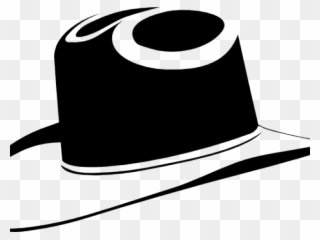 Cowboy Hat Clipart Silhouette - Black Cowboy Hat Clip Art - Png Download