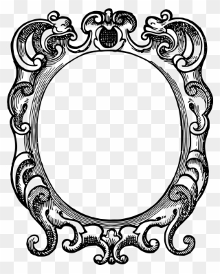 Big Image - Ornate Icon Border Png Clipart