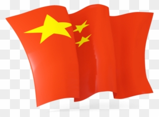 Clipart Library Chinese Flag Clipart - China Flag Waving Png Transparent Png