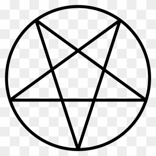 Church Of Satan Pentagram Satanism Sigil Of Baphomet - Estrella En Un Circulo Clipart