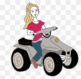 Clipart Freeuse Download Clipart Atv 4 Wheeler - Atv Riding Clipart - Png Download