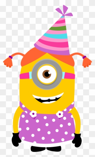 Image Of Birthday Hat Clipart - Birthday Girl Minions Clipart - Png Download
