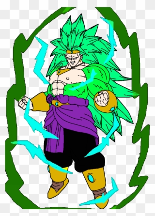 Clip Royalty Free Stock God By Jordanmcfighter On - Broly - Png Download