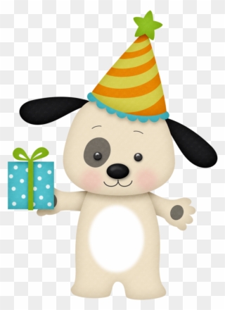 Фото, Автор Ladylony На Яндекс - Cute Birthday Puppy Clipart - Png Download