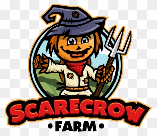 Farm Clipart Birthday Party - Scarecrow Logo - Png Download