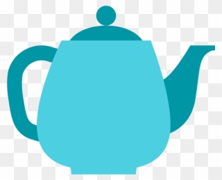 Teal Clipart Teapot - Teapot - Png Download