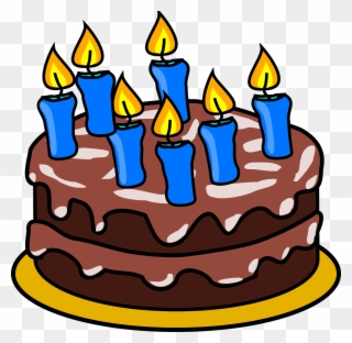 Birthday Cake Birthday Candles - Birthday Cake Clip Art Png Transparent Png