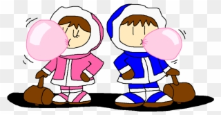Ice Climbers Blowing Bubble Gum By Pokegirlrules - Drawing Clipart