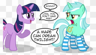 Dream Clipart Dialogue - My Little Pony Lyra Heartstring - Png Download