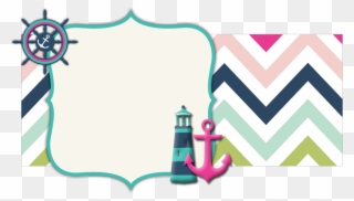 Picture Free Nautical Banner Chevron Pattern The Cutest - Nautical Banner Clipart