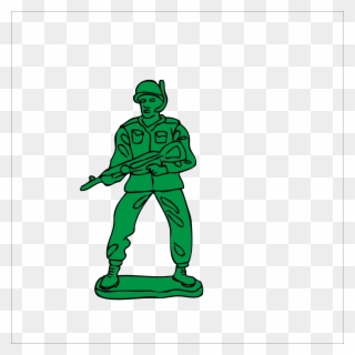 Toy Soldier Clip Art - Green Army Men Clip Art - Png Download