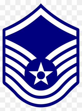 Master Sergeant Insignia - Air Force E7 Stripes Clipart