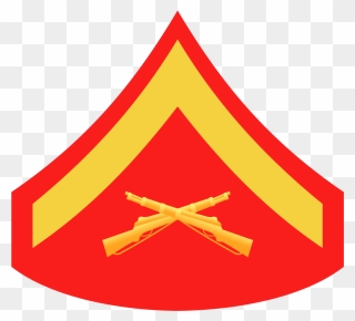 United States Marine Corps Rank Structure - Marine Lance Corporal Insignia Clipart