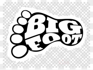 Big Foot Print Clipart Bigfoot Clip Art - Clip Art Bigfoot Foot - Png Download