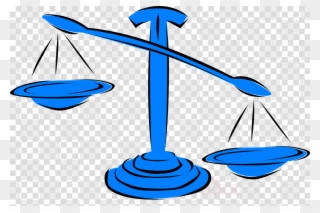 Blue Balance Scale Clipart Measuring Scales Balans - Clip Art - Png Download
