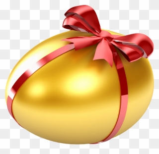 Easter Egg With Ribbon Clipart