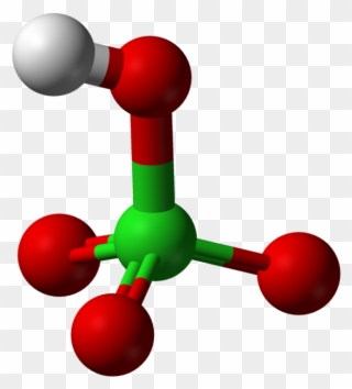 Chemistry Clip Acid Base - Perchloric Acid 3d - Png Download