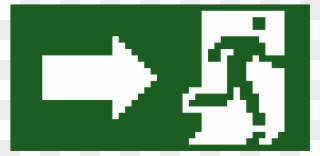#4 Exit Sign - Sign Clipart
