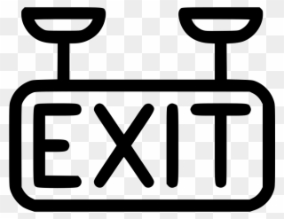 Exit Sign Comments - Braille Emergency Exit Signs Clipart