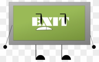 Exit Sign - Esnewpose - Exit Sign Clipart